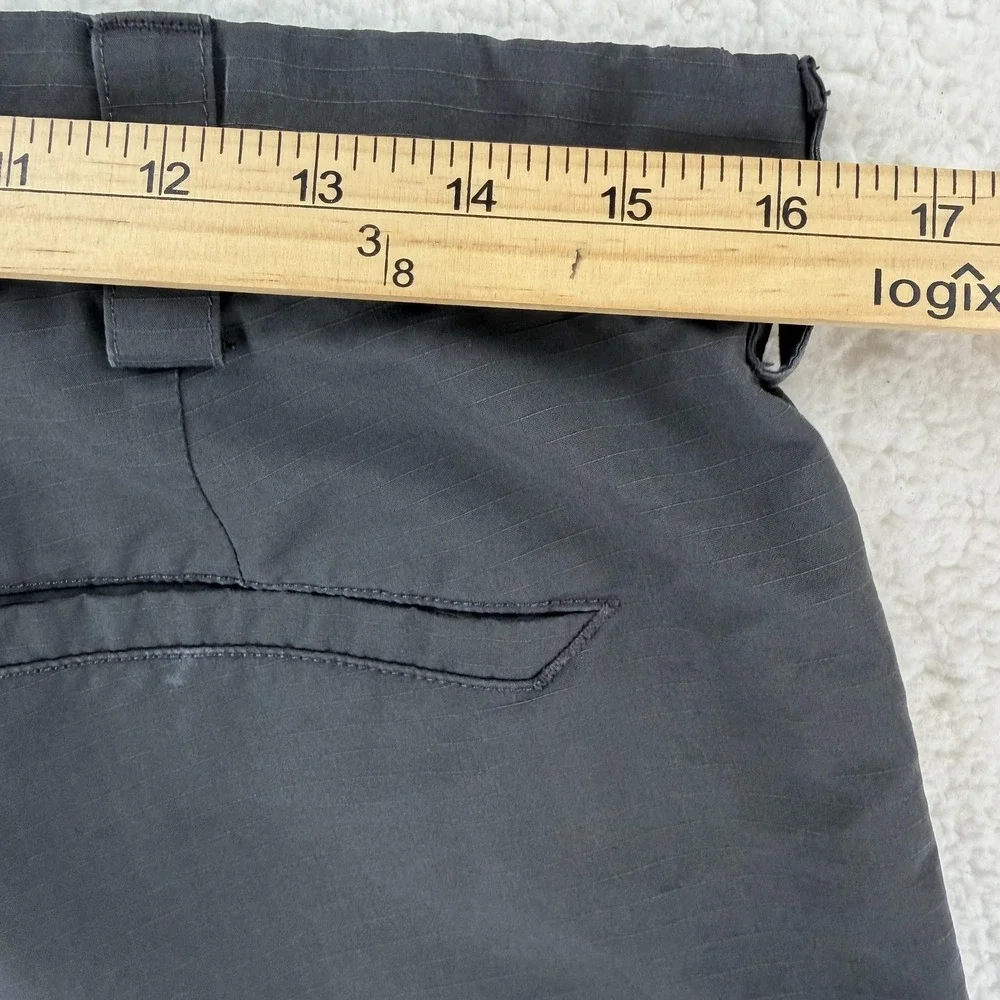 5.11 Tactical Pants Mens 32x30 Gray Nylon Ripstop Hiking Work Hemmed Altered 26